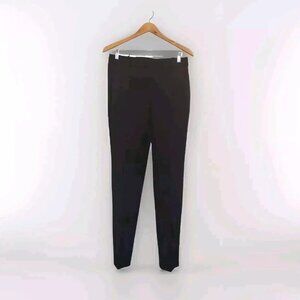 J.Crew Factory Slim-Fit Full-length Trouser Pant Women's Size 4 Black Academia